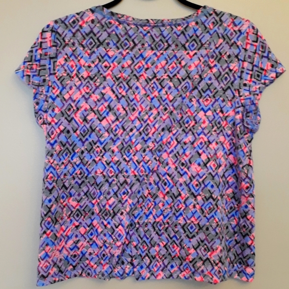 Exertek petite size L Athletic Shirt Purple Pink - Picture 3 of 4